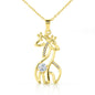 SAMPLE GIRAFFE NECKLACE  - 5 PCS