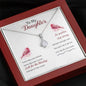 To My Daughter gift - Best gift for your daughter - Heart Necklace